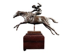Bronze Polo Sculpture