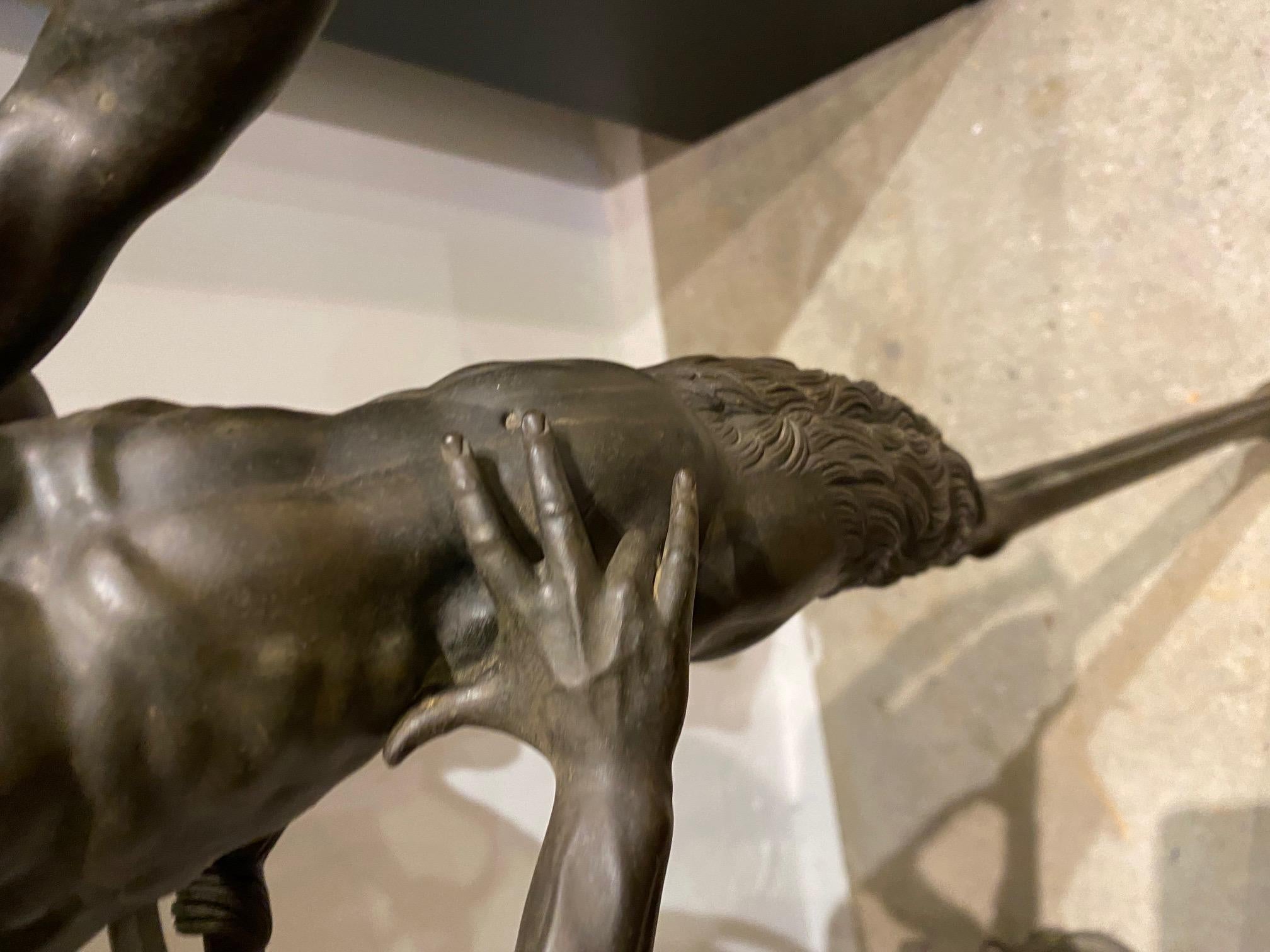 Bronze Pompeian Athénienne-Jardinière attributed to Sabatino De Angelis & Fils in vendita 2