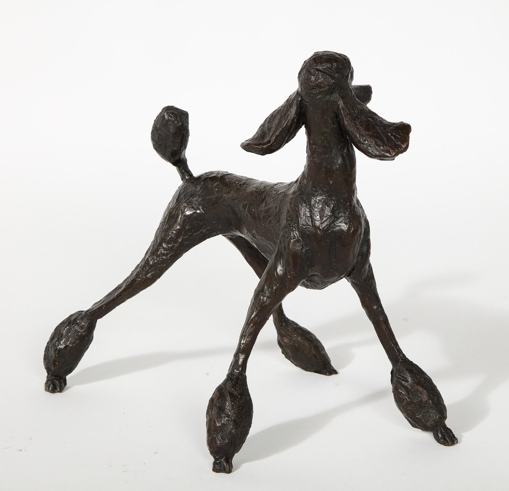 Contemporary Bronze Poodle