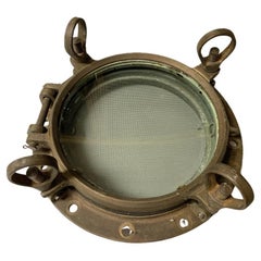 Bronze Porthole With Mesh Screen #3