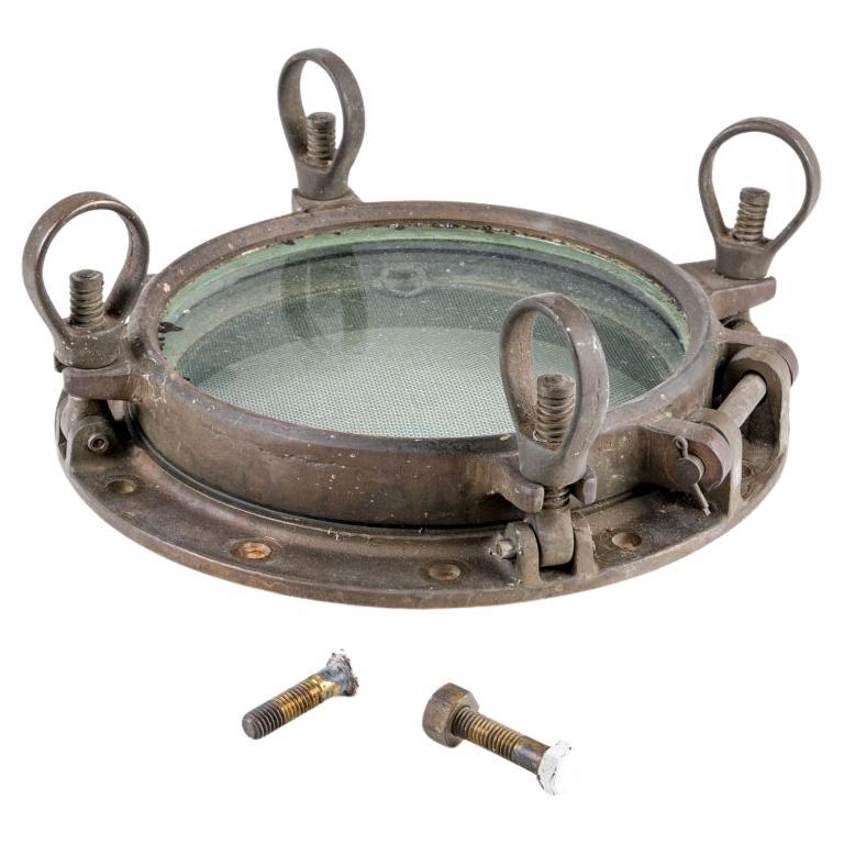 Bronze Porthole With Mesh Screen #1