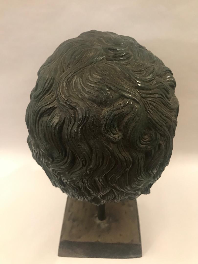 Bronze Portrait Bust of a Bearded Man For Sale 4