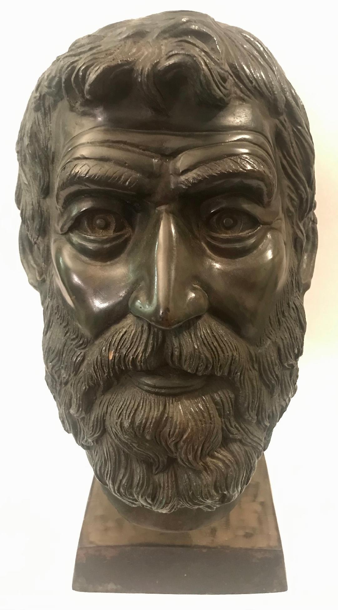 portrait bust of a man