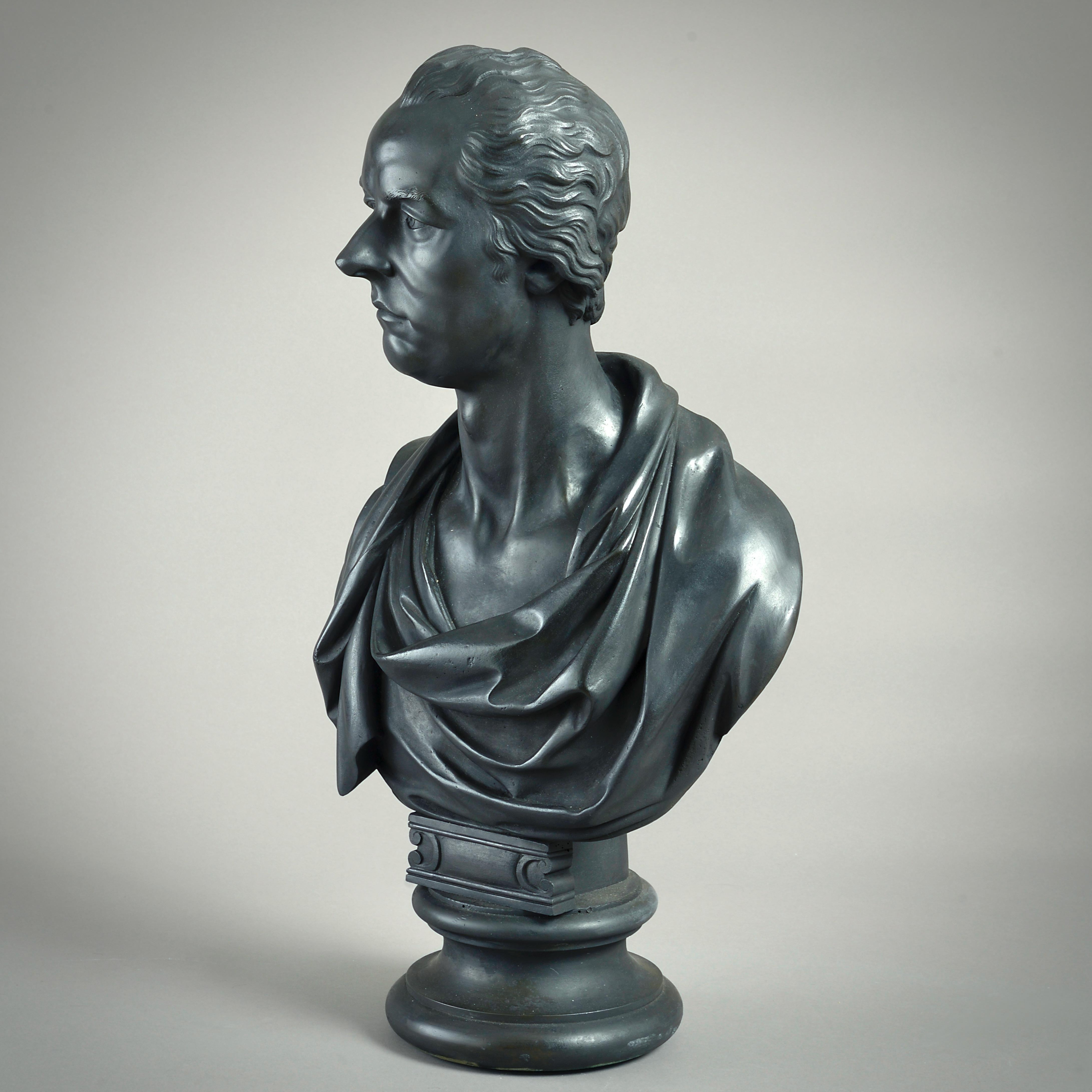 Dopo Joseph Nollekens.

BUSTO RITRATTO IN BRONZO DI WILLIAM PITTS IL GIOVANE (1759-1806), INIZIO XIX SECOLO.
