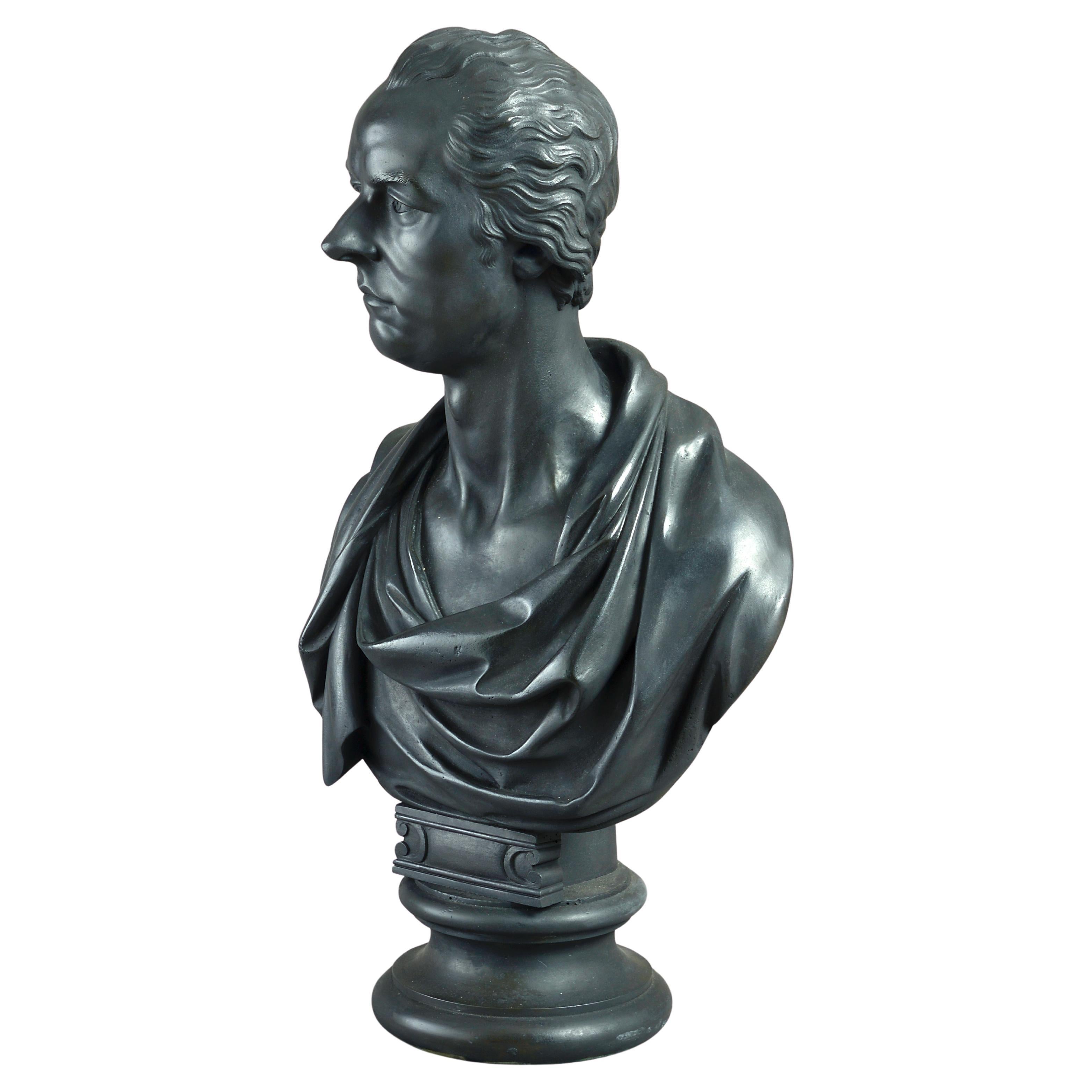 Busto in bronzo con ritratto di William Pitts il Giovane in vendita