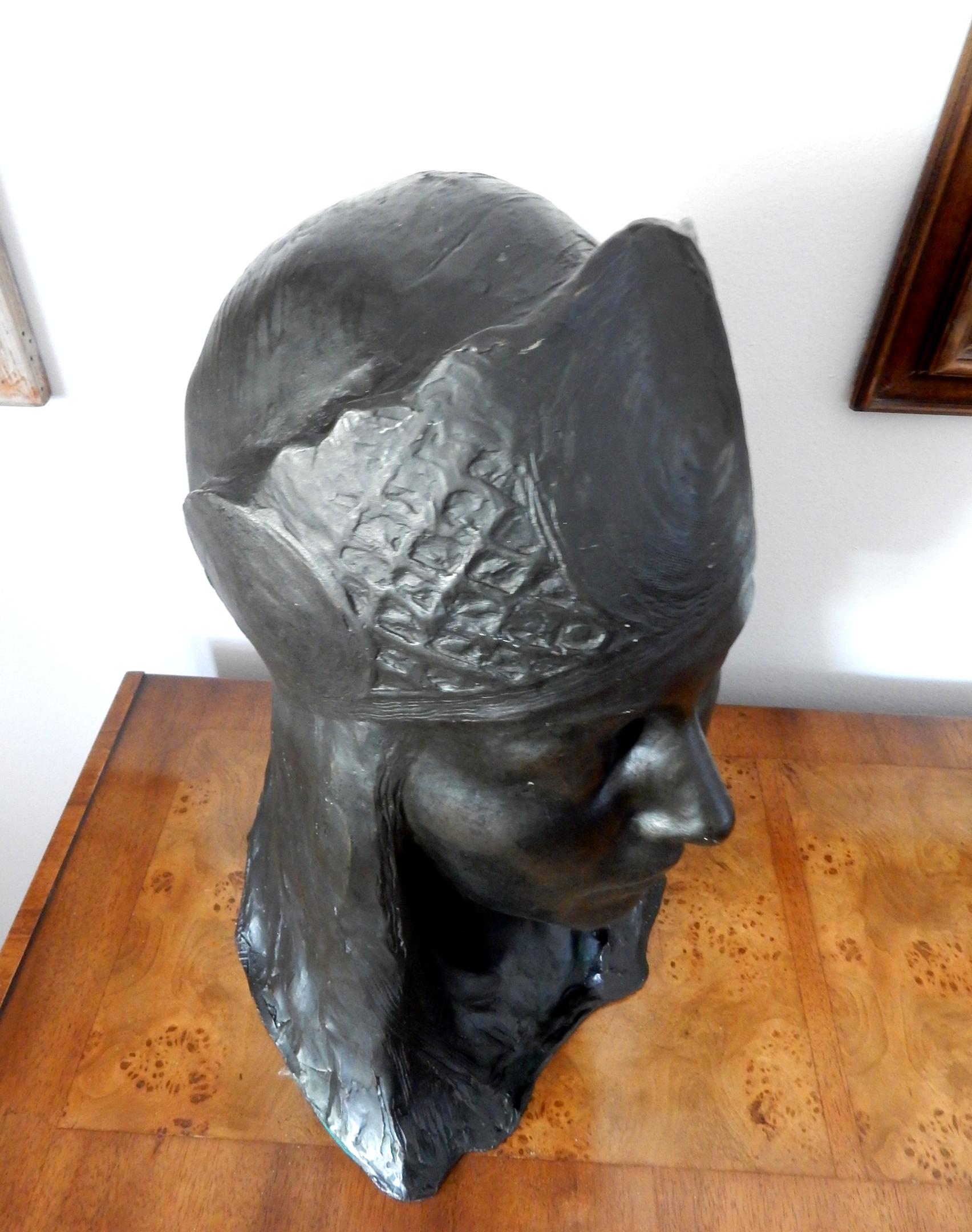 1930's Roman Bronze Works Sculpture by Salvatore Cartaino Scarpitta Cora Timken In Good Condition For Sale In Las Vegas, NV