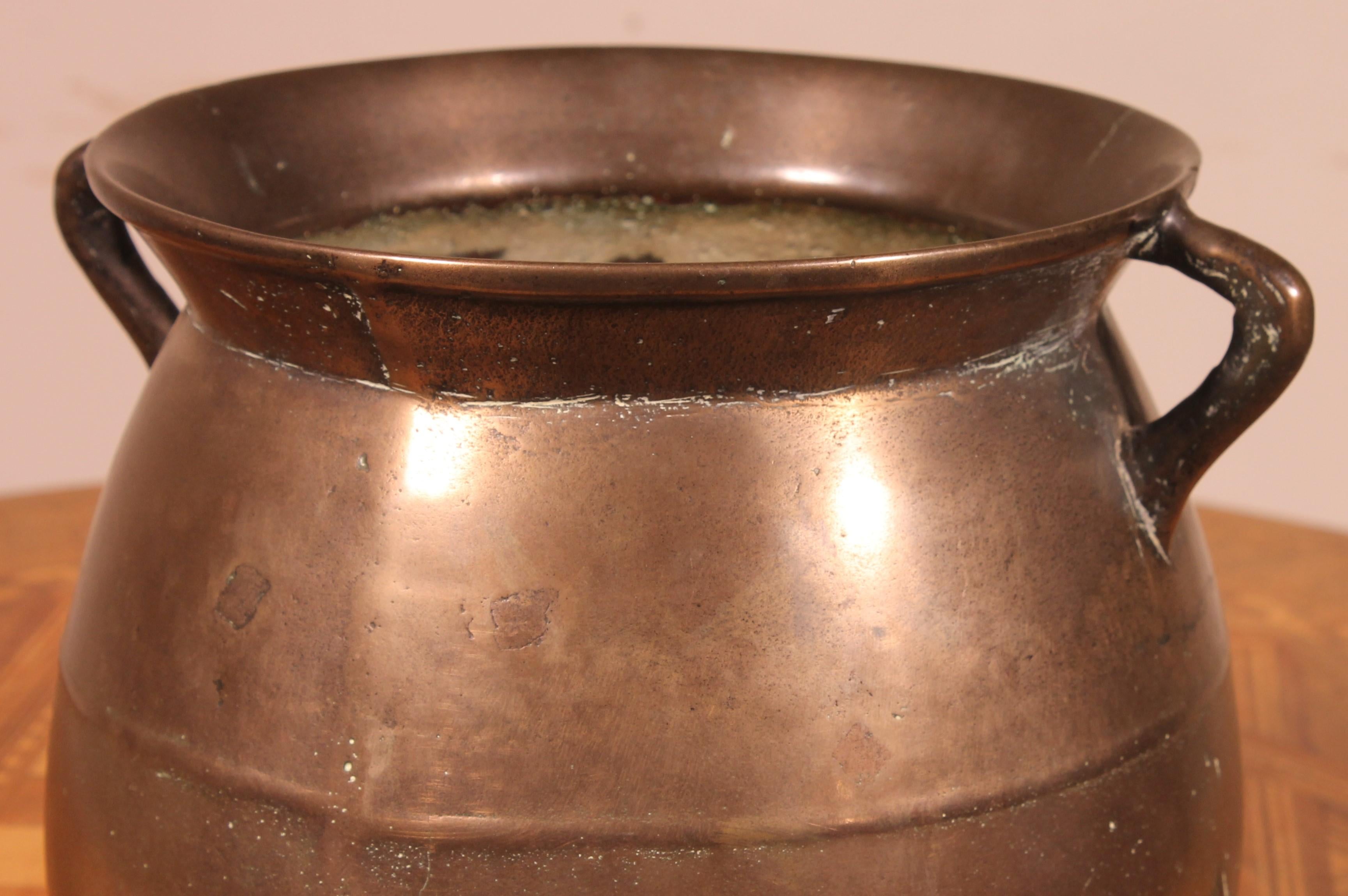 18th Century and Earlier Bronze Pot, 16th Century For Sale