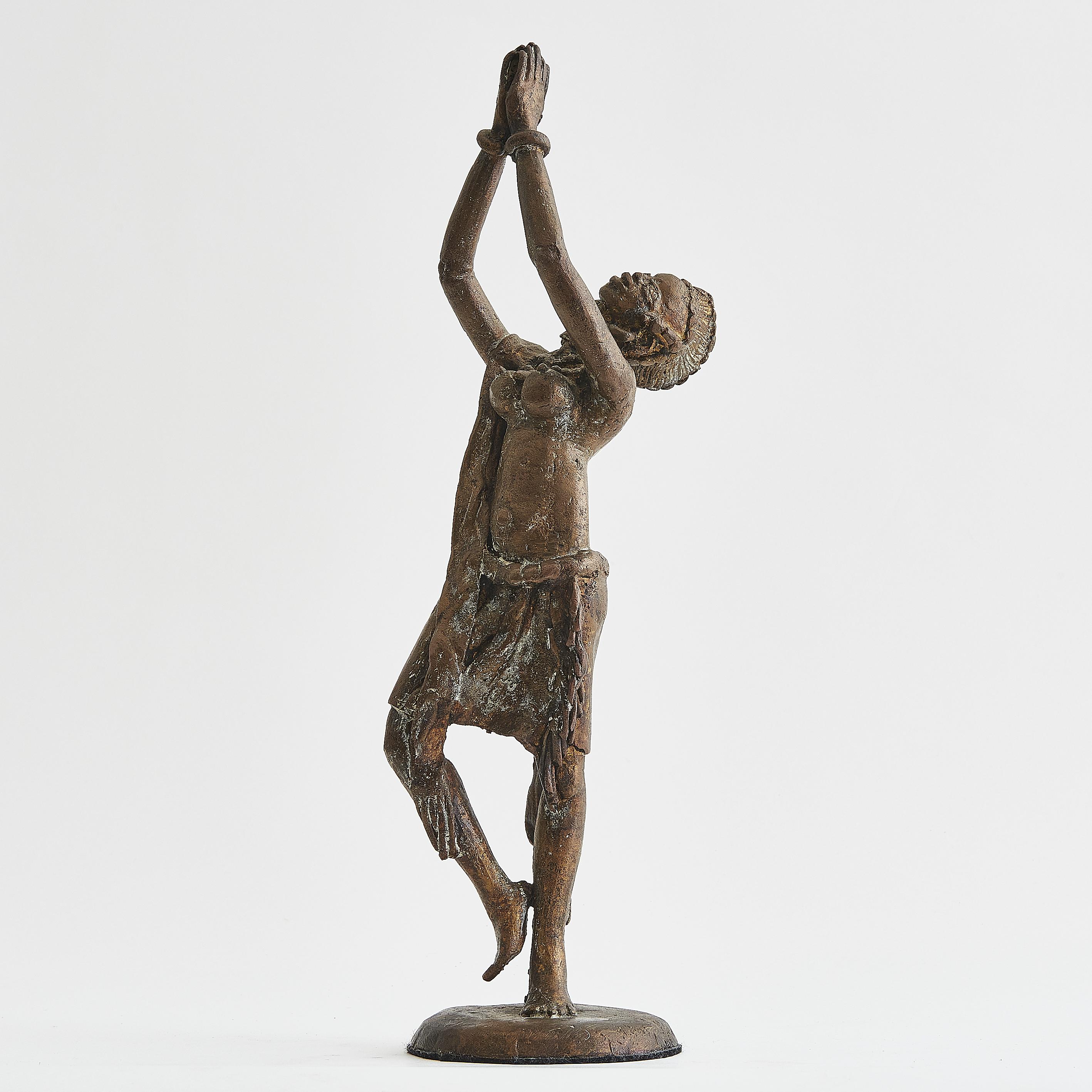 Bronze „Prayer Hands“ Fraufigur aus Bronze (20. Jahrhundert) im Angebot