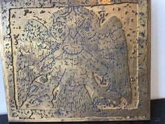 Bronze Printing Plate of Owl