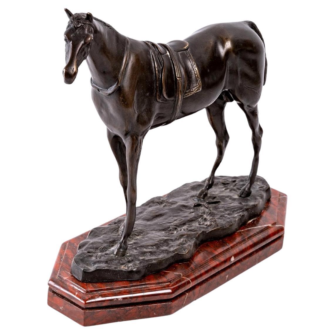 Bronze Proof – stehendes Rennpferd – John Willis Good – Zeitgenössischer Jugendstil