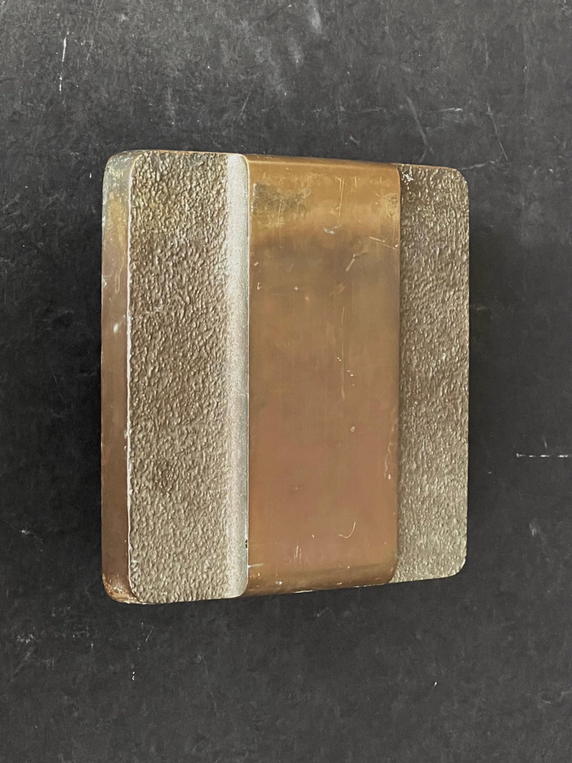 Mid-Century Modern Bronze Push or Pull Door Handle For Sale