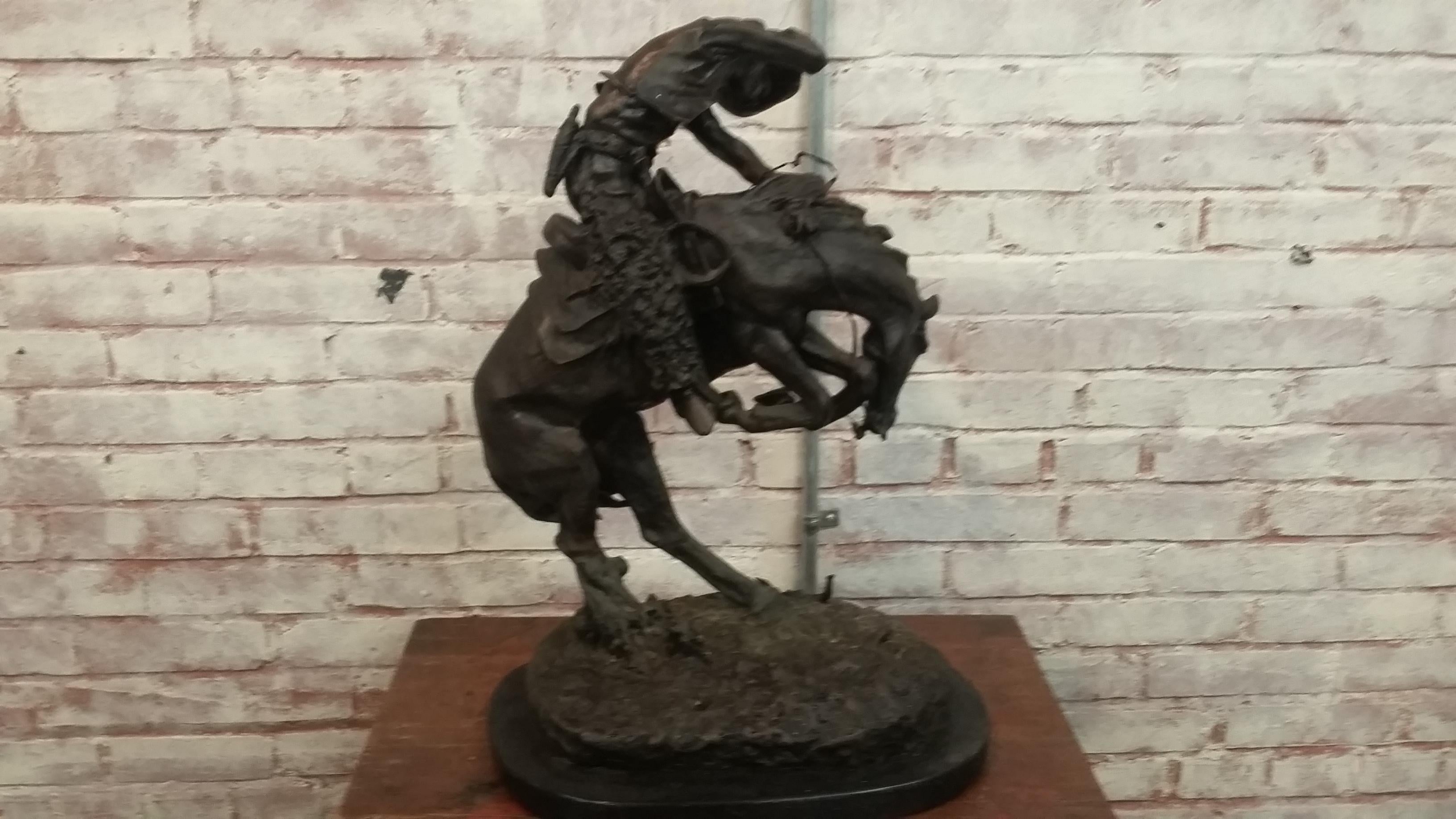 American Bronze Remington Titled  'Rattlesnake'