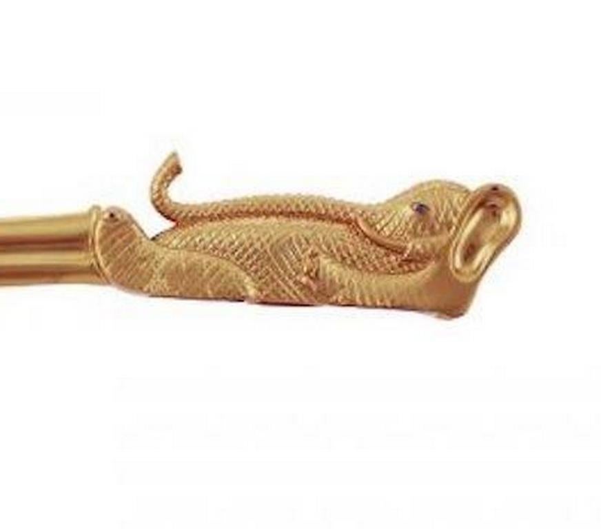 Bronze Reclining Elephant Letter Opener by John Landrum Bryant In New Condition In New York, NY