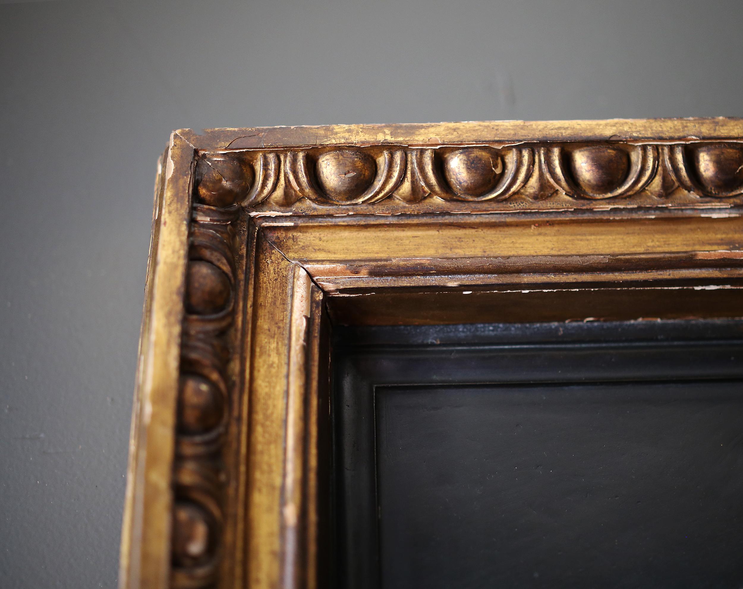Bronze Relief of General Capiliata Colleoni in Giltwood Frame For Sale 1