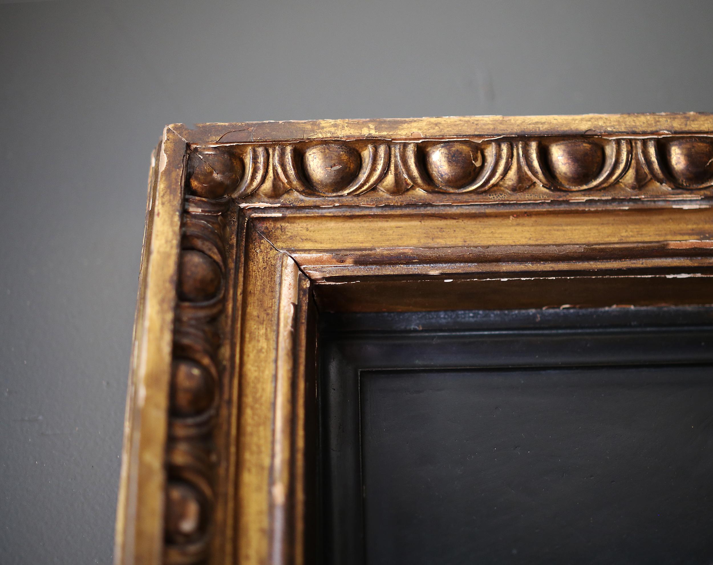 Bronze Relief of General Capiliata Colleoni in Giltwood Frame 1