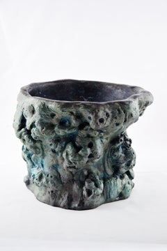 Bronze-Nachbildung eines chinesischen Pinseltopfs aus dem 17. Jahrhundert von Armando Benato