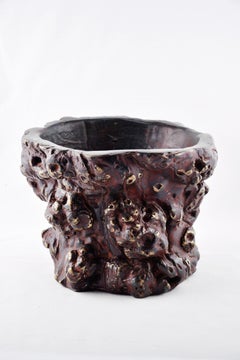 Bronze-Nachbildung eines chinesischen Pinseltopfs aus dem 17. Jahrhundert von Armando Benato