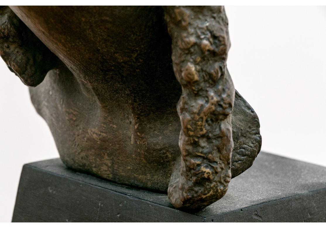 Résine Sculpture d'un buste féminin en résine de bronze de Fritz Kormis en vente