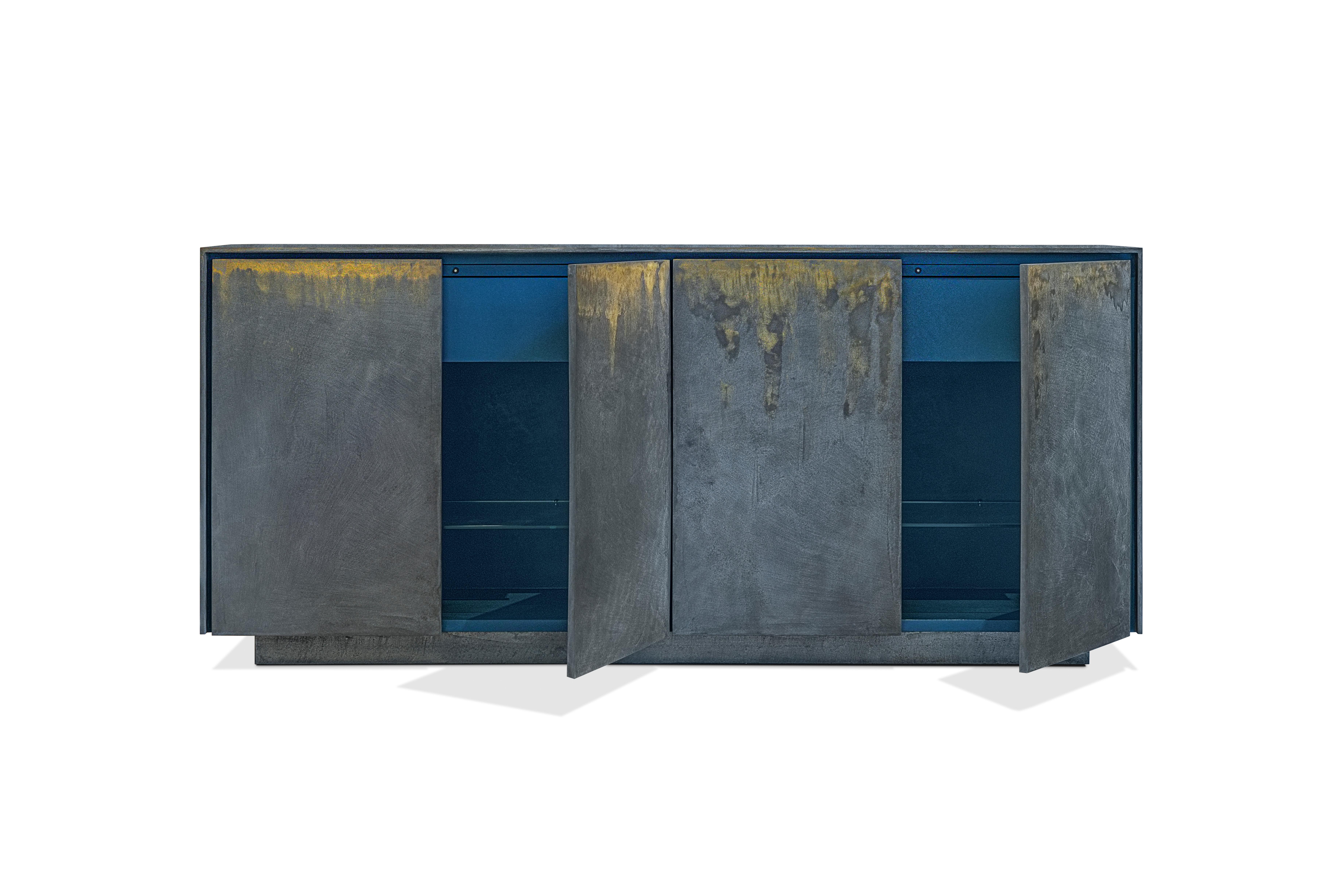Metalwork Bronze Rhea Cupboard by Matteo Cibic for Delvis Unlimited For Sale