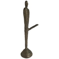 Bronze-Ringhalter-Skulptur von Andrea Branzi