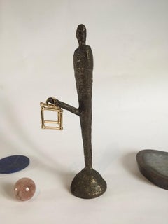 Bronze Ring Holder Sculpture by Andrea Branzi