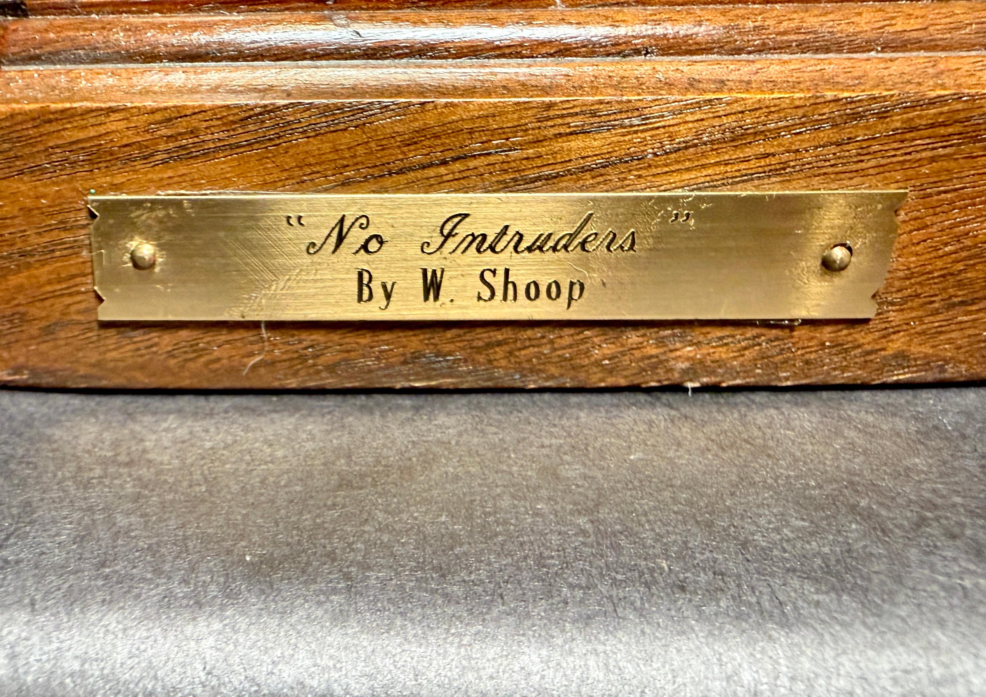 Orso ruggente in bronzo di Wally Shoop 