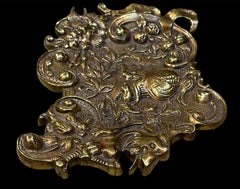 Bronze Rococo Style Ring Dish or Pen Rest
