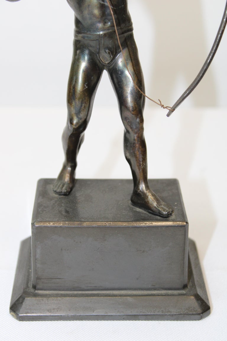 Bronze Roman Archer Sculpture For Sale 1