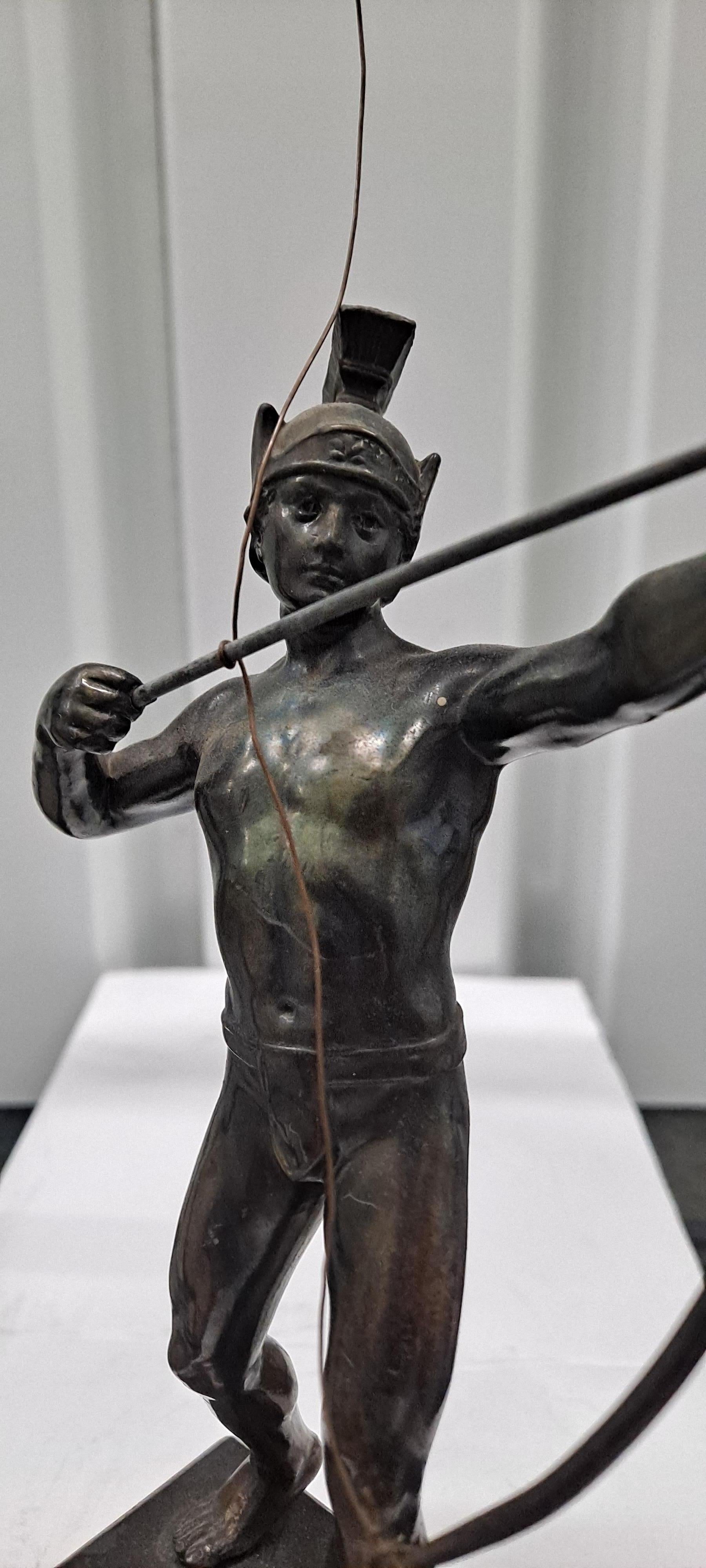 Bronze Roman Archer Sculpture 5