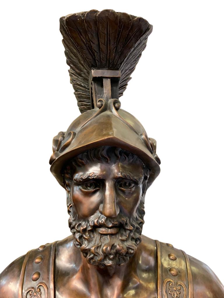 Bronze Roman Gladiator 'With Sword', Lifesize For Sale 10