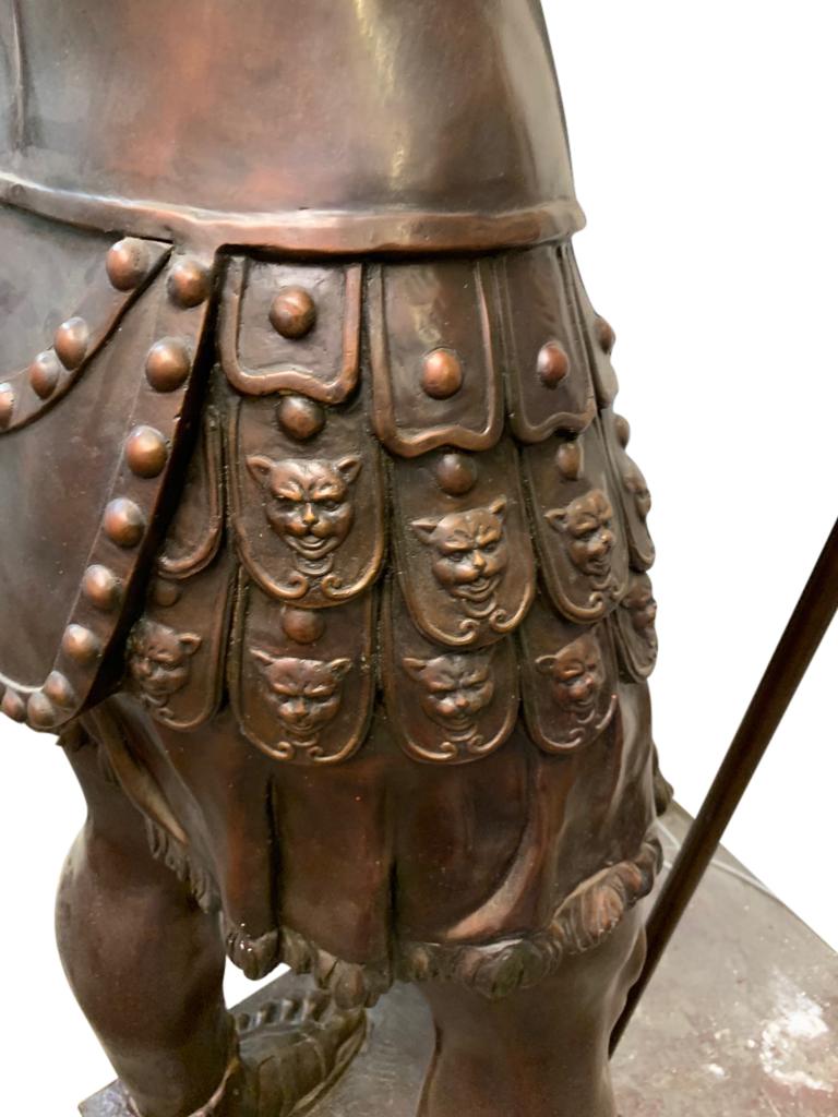 Bronze Roman Gladiator 'With Sword', Lifesize For Sale 2