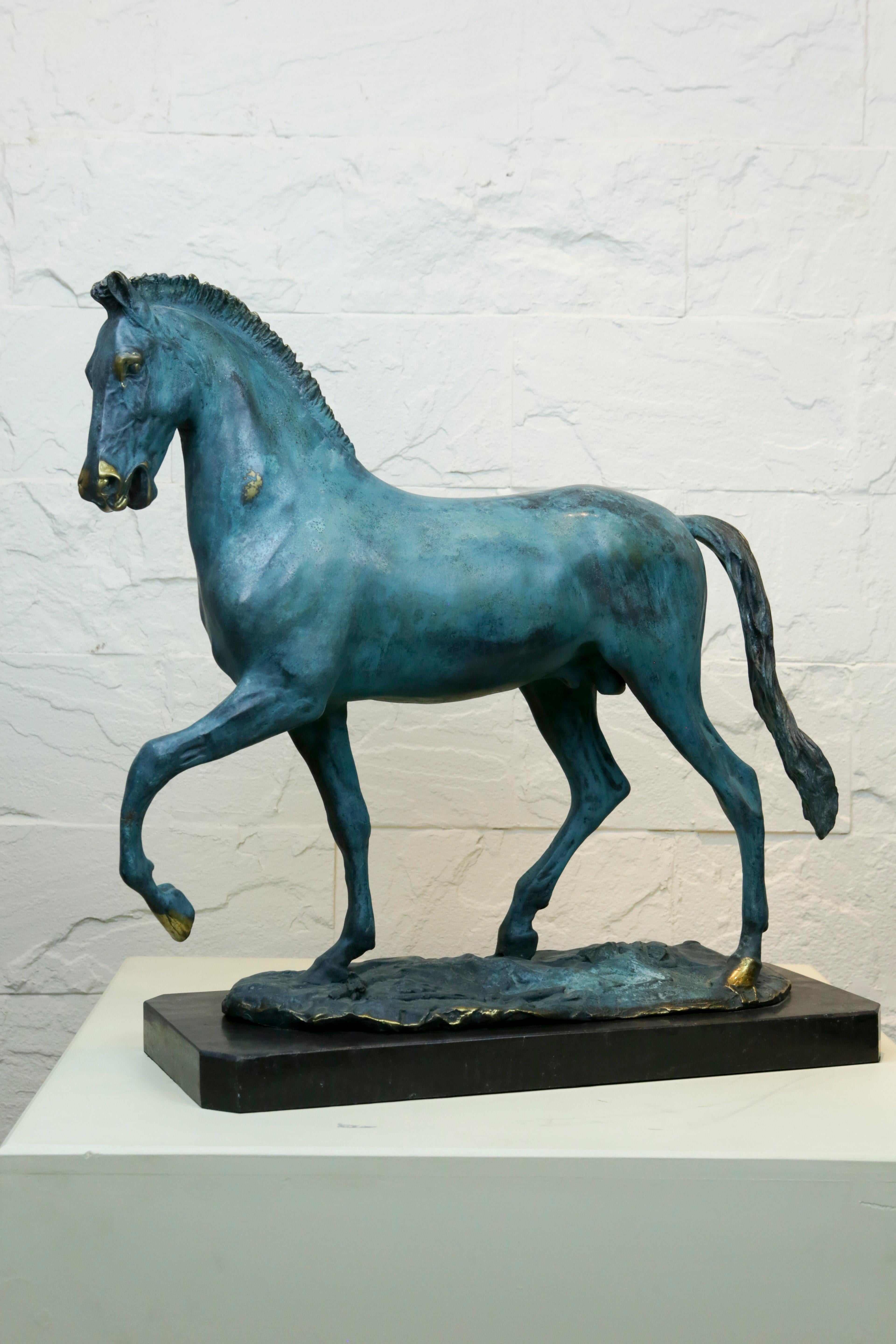 Renaissance Revival Bronze Roman War Horse For Sale
