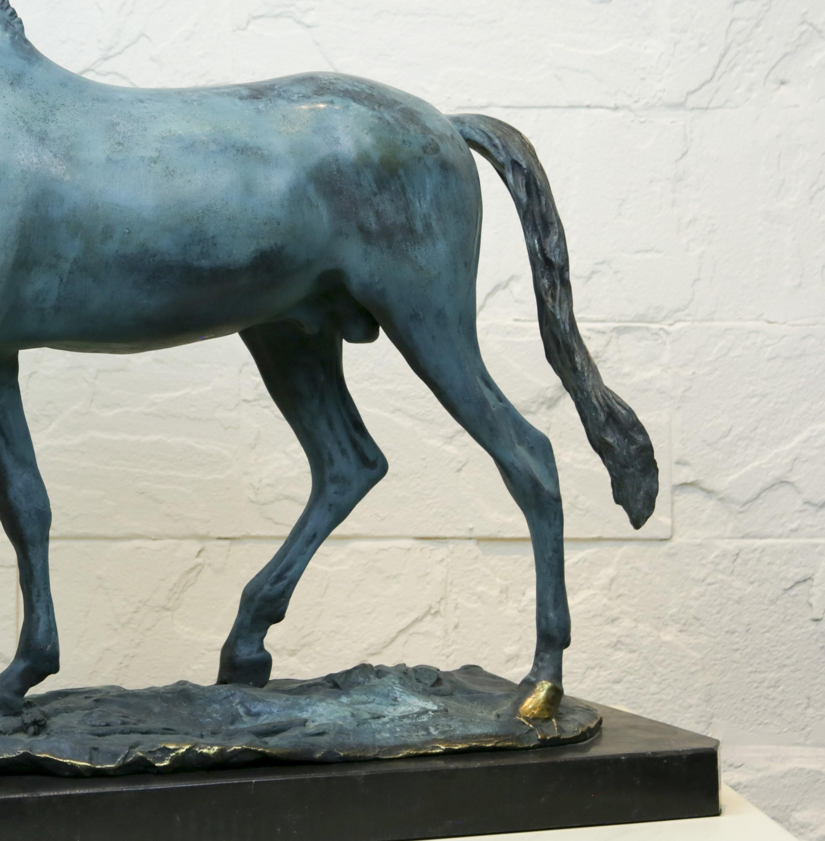 Cast Bronze Roman War Horse For Sale