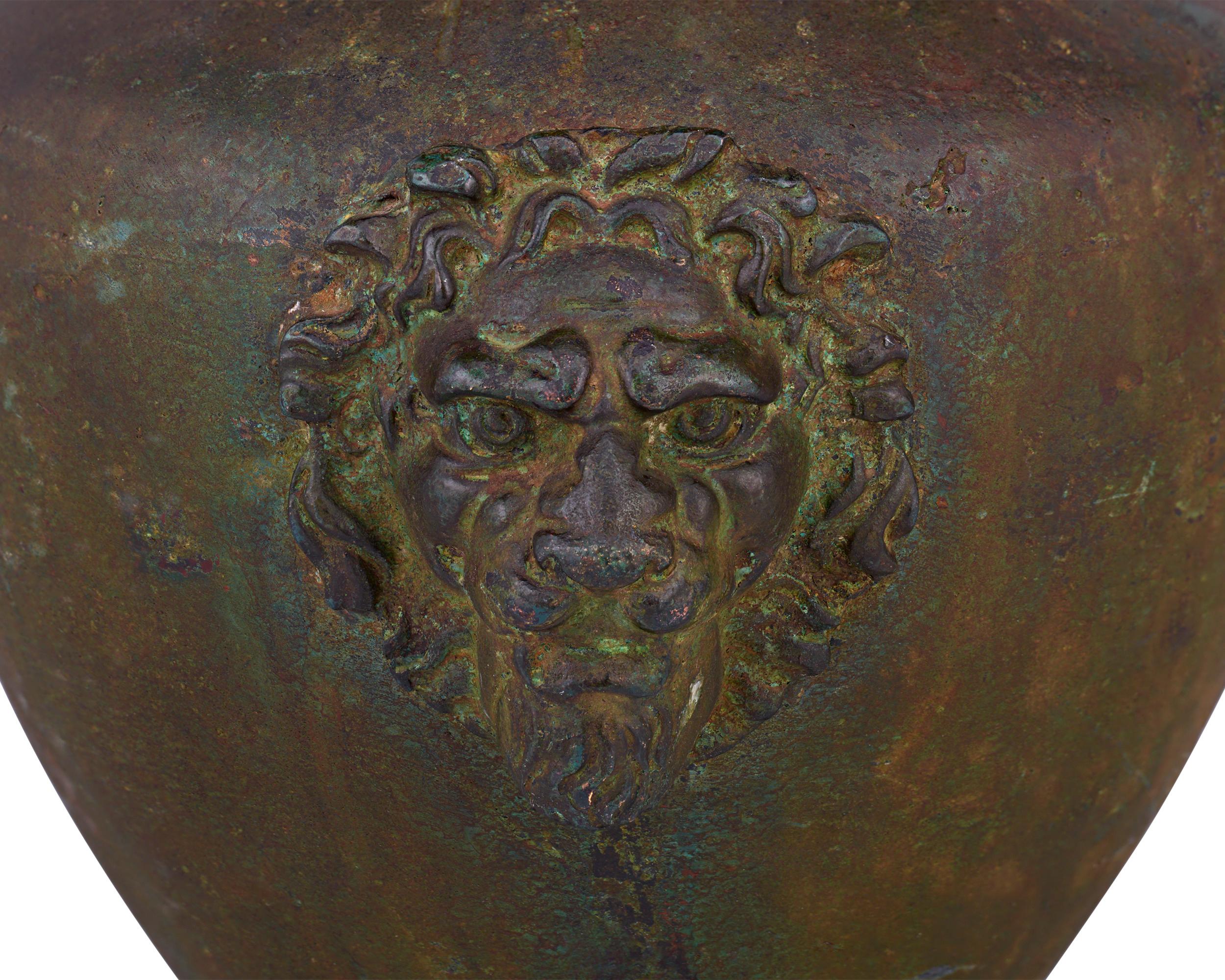Italian Bronze Roman Wine Jug