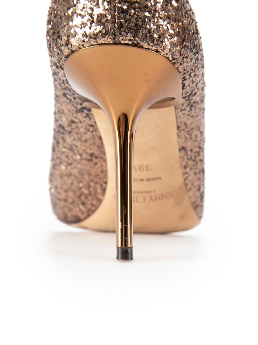 Bronze Romy Glitter Pointed Pumps Size IT 39.5 1