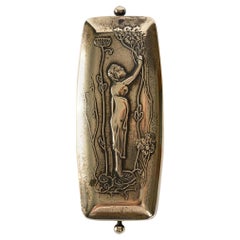 Bronze Сrumb Сatcher in the Art Nouveau Style