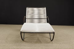 Bronze 'S Chaise' by Walter Lamb for Brown Jordan, c 1970s, Signed