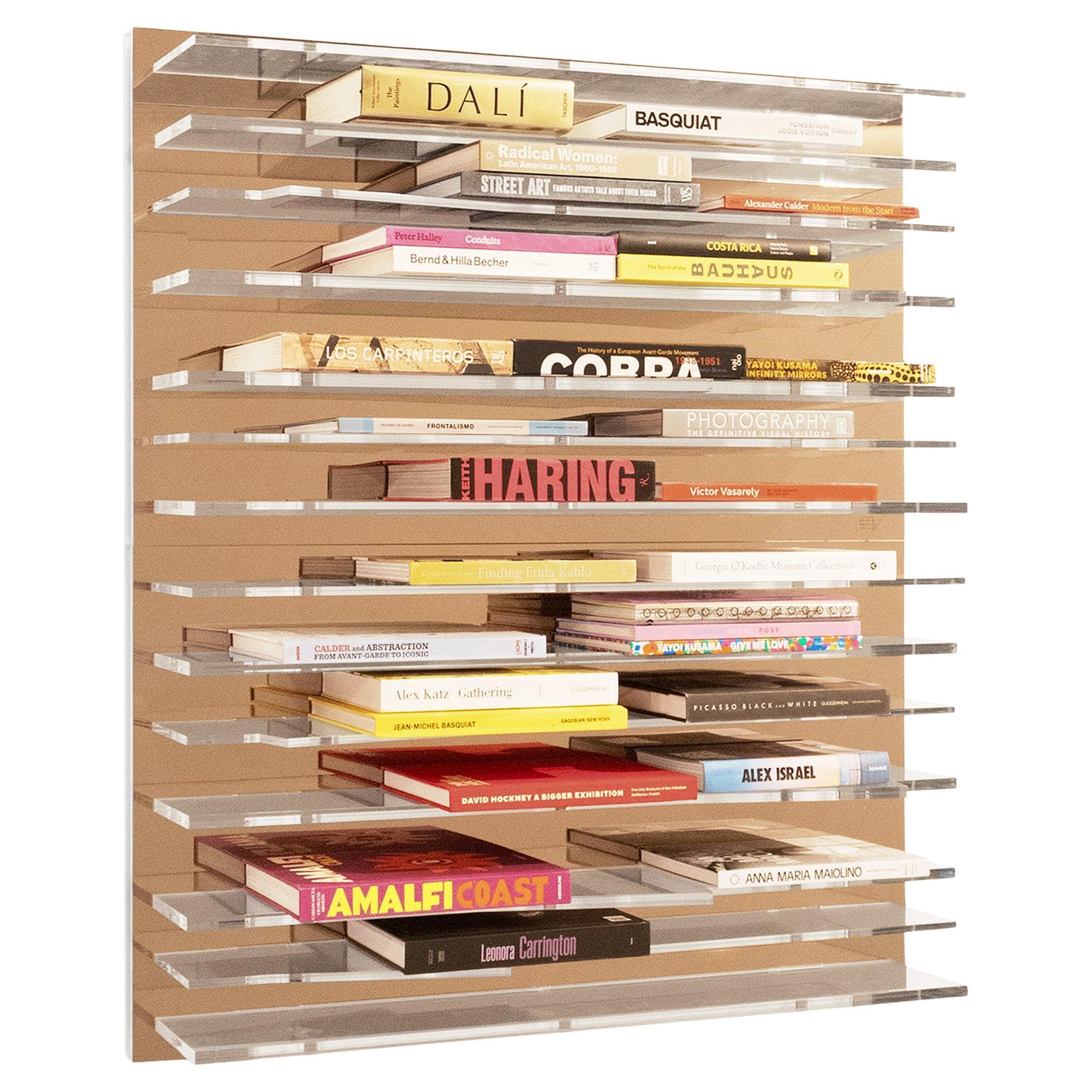 Bronze Sapere Bookcase by Migdalia Salazar

2024

Clear Acrylic / Back- Bronze Colored Mirror Acrylic

24