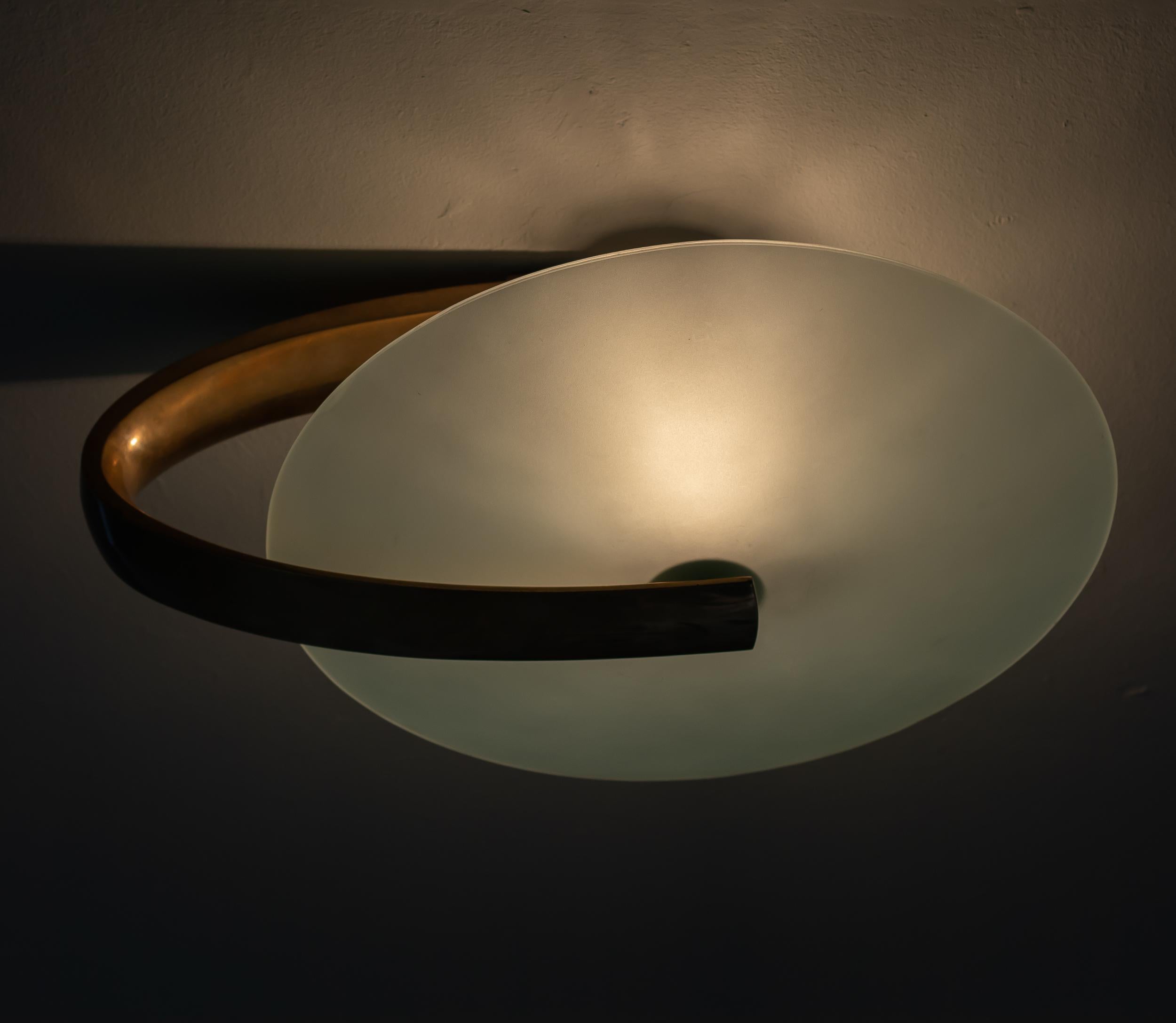 Modern Bronze Saturn Lamp by Tobias Grau
