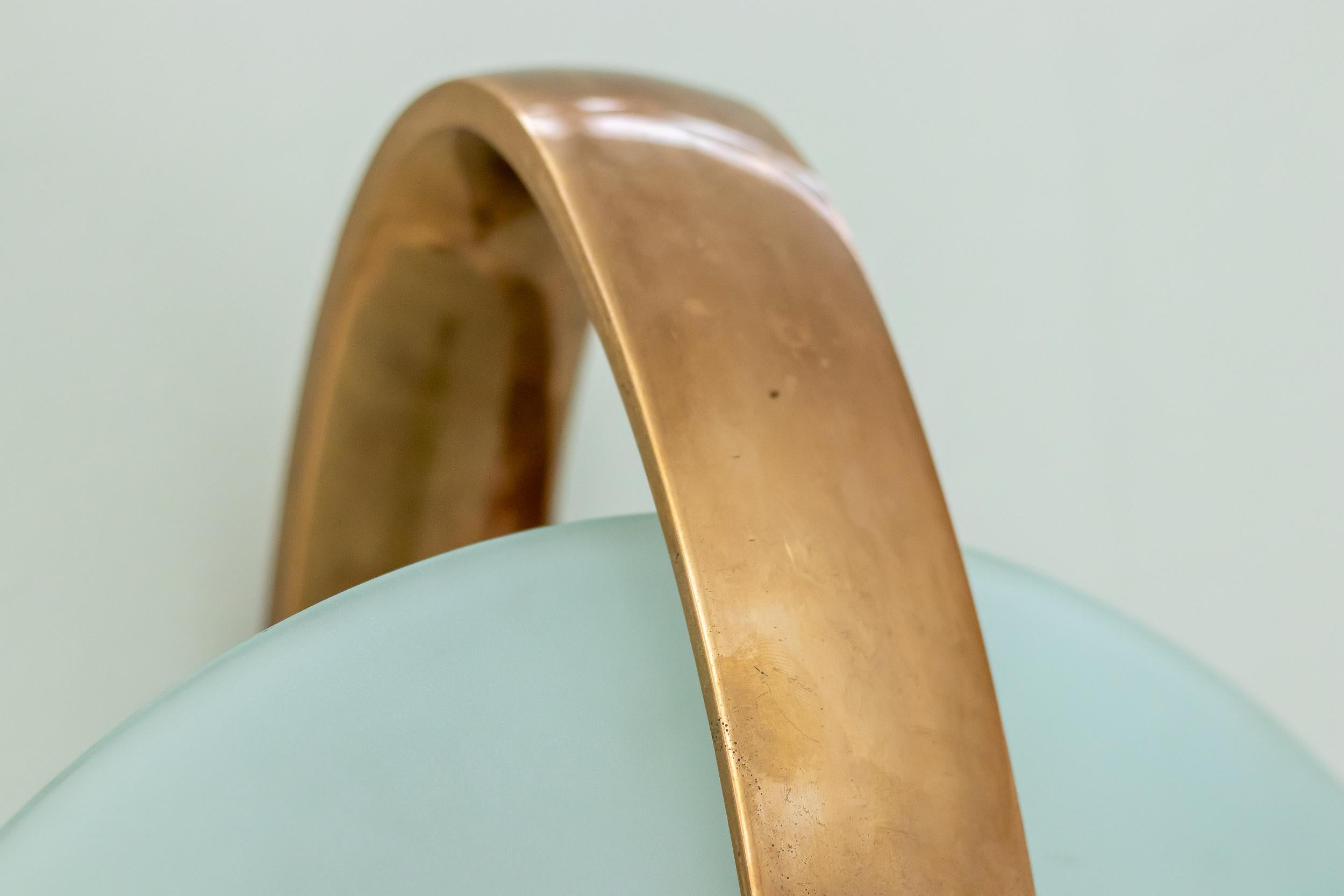 Polished Bronze Saturn Lamp by Tobias Grau