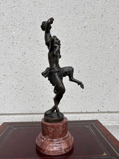 Bronze Satyr Carrying the Young Dionysus, Franz Bergman, Austrian, 19th Century