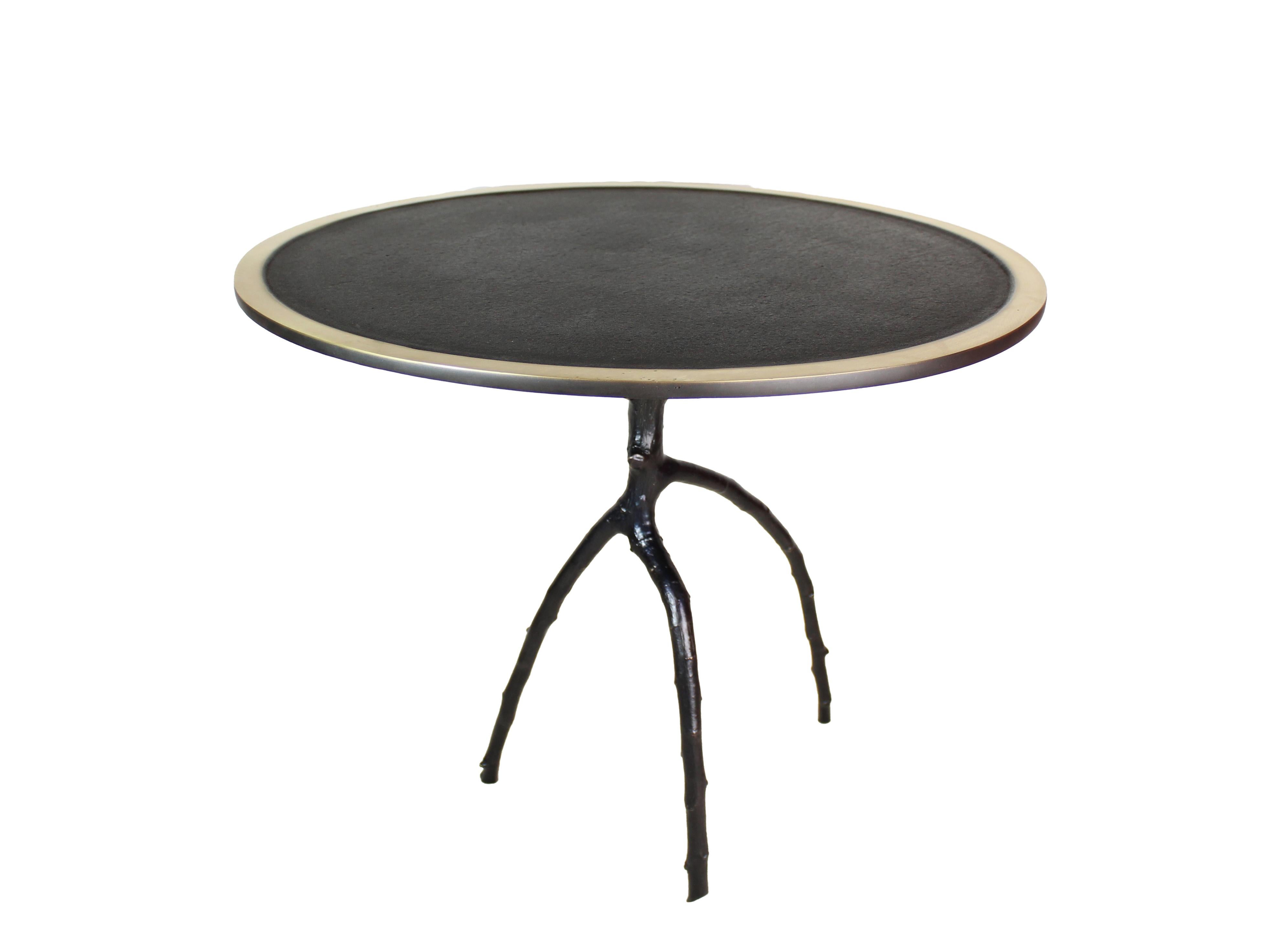 French Bronze Sauvage Low Table in Bronze in Stock