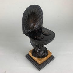 Bronze Scallop Shell and Sea Creature Desktop Pastille/Incense Burner