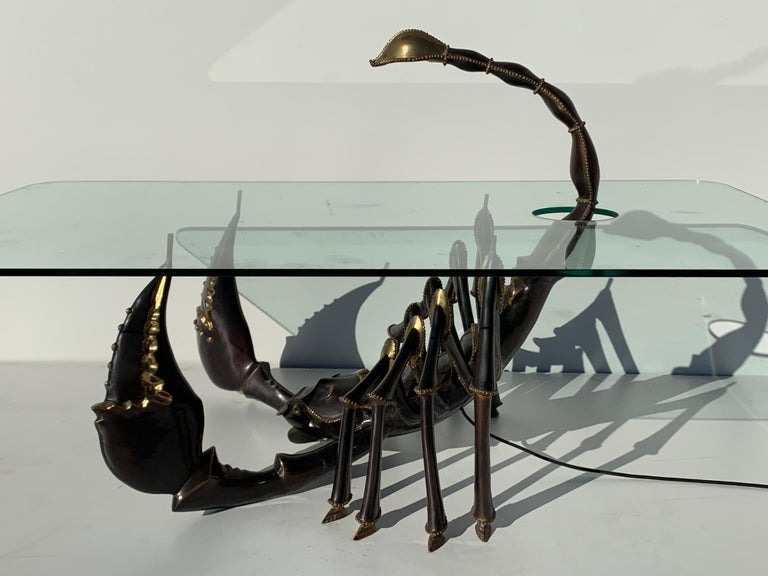 Bronze Scorpion Coffee Table For Sale at 1stDibs