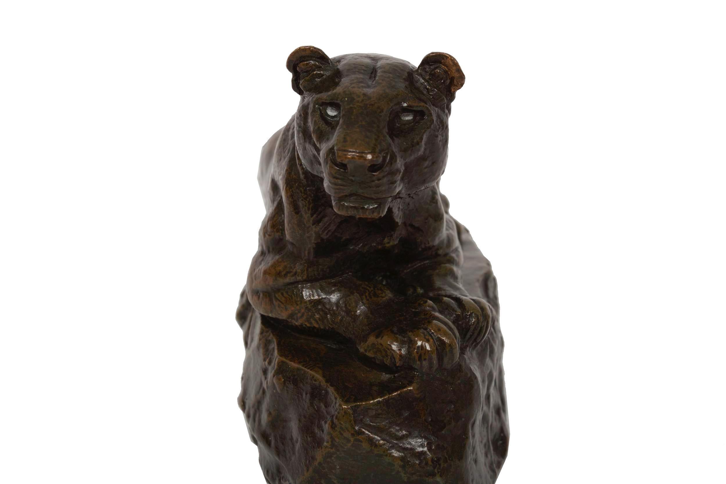 panthère en bronze prix