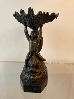 Bronze Sculptural and Figural Vessel