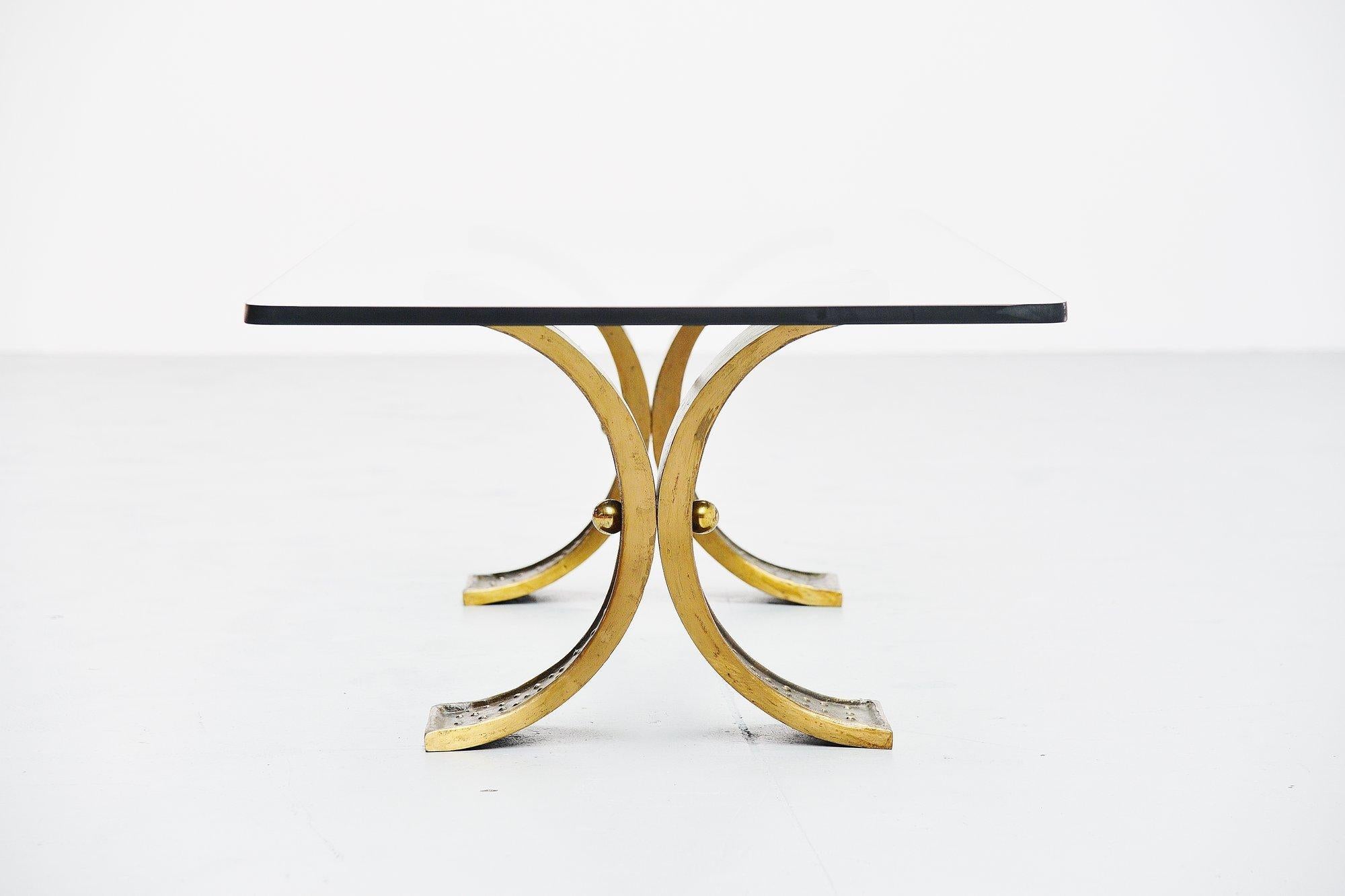 Bronze Sculptural Coffee Table France, 1970 In Good Condition In Etten-Leur, NL