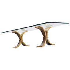 Bronze Sculptural Coffee Table France, 1970