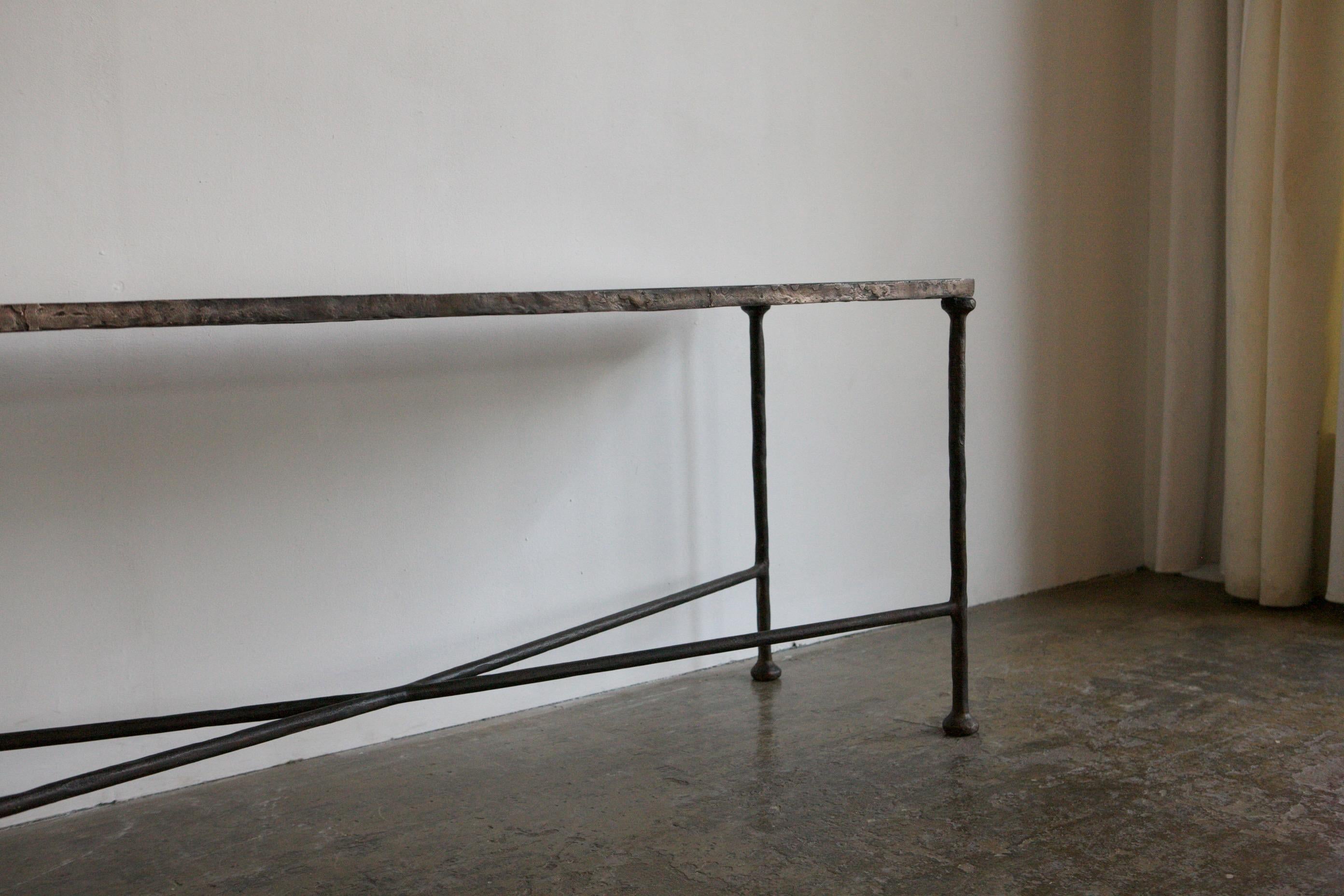Bronze Sculptural Console Attributed to Diego Giacometti 8