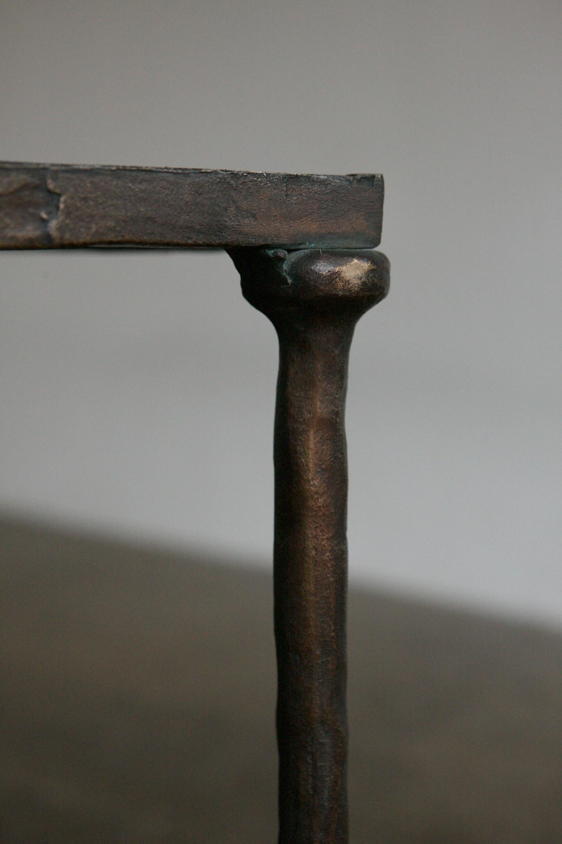 Bronze Sculptural Console Attributed to Diego Giacometti 1